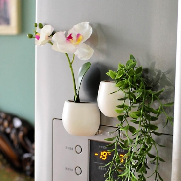 Magnetic pot for the fridge