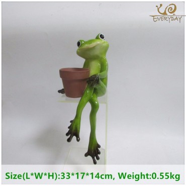 Frog holding a pot - 6