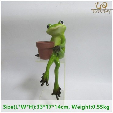 Frog holding a pot - 9