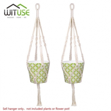 Macrame pendant lights (set of 2) - 10