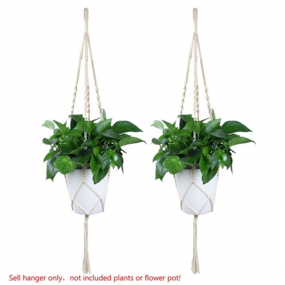 Macrame pendant lights (set of 2) - 12