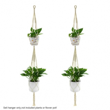 Macrame pendant lights (set of 2) - 17