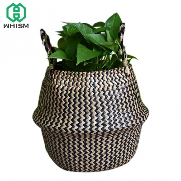 Cache-pot en osier design moderne - 3